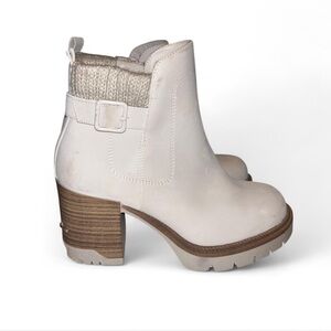 Women's White Ankle Boots